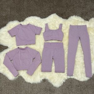 5pcs Bundles Women sport/workout/GYM/Yoga/Running/Jogging size Small